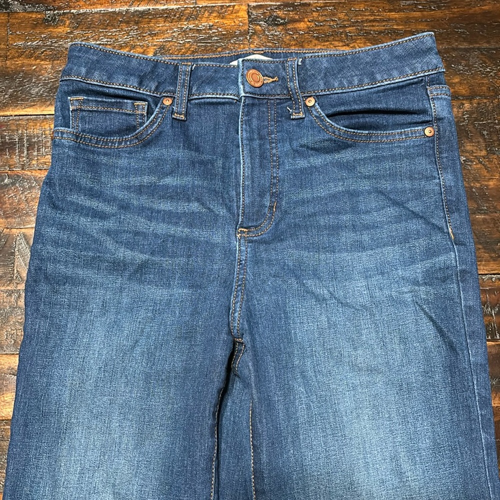 Lauren Conrad super high rise flare jeans